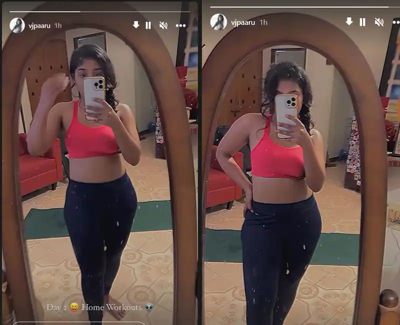 vj parvathy reply to body shaming comment on her work out photo