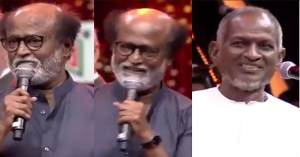 rajinikanth about valli movie music nose cut ilayaraja on stage video getting viral on social media
