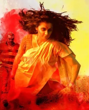 gandhari first look trolled as similar to kanchana movie poster 