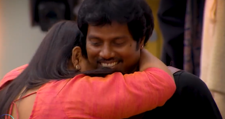 biggboss announced freeze task and contestants got emotional on seeing their family members after months