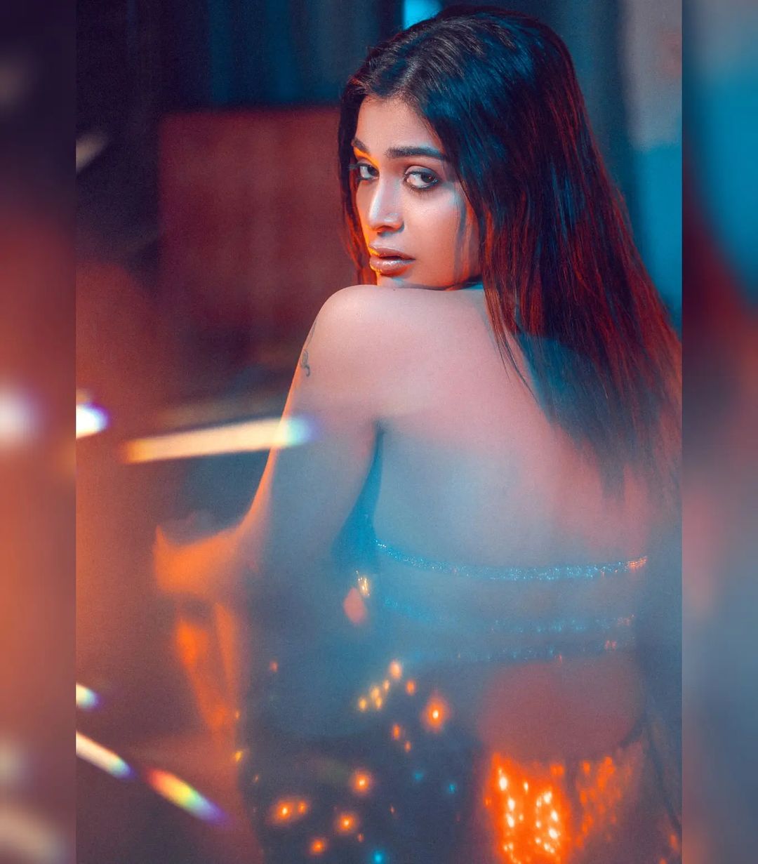 dharsha gupta hot photos for new year wishes getting viral on social media