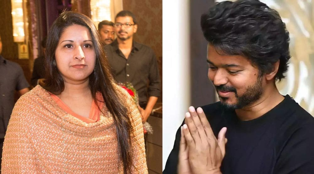 thalapathy vijay has divorced his wife sangeetha wikipedia update getting viral on social media
