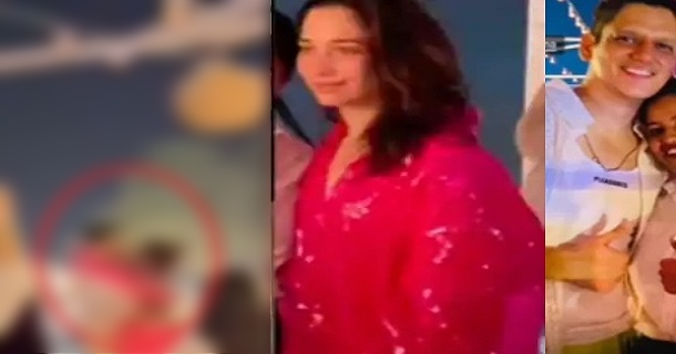 tamanna dating and kissing bollywood actor varma in new year party video leaked