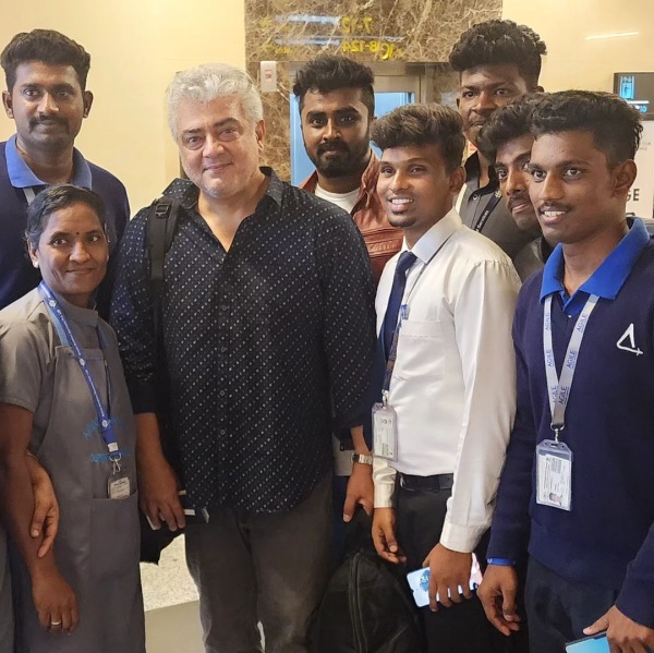 ajith kumar latest look with dull face getting comments on vidaamuyarchi movie