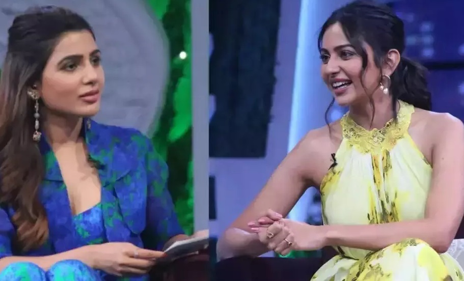 samantha got shocked on rakul preet singh answer for her reply to this question