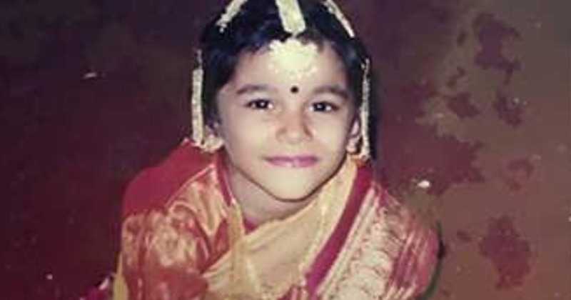mirnalini ravi childhood photo getting viral on social media