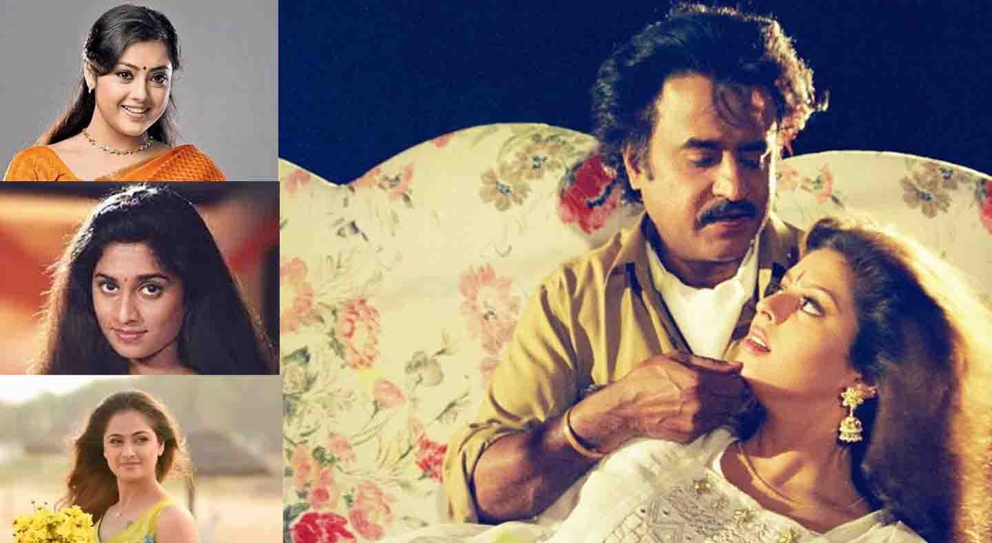 tamil cinema actress who are committed to act with Rajini 